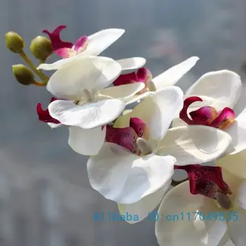 1 Стебель Шелковый Цветок Искусственная Орхидея Мотылек Бабочка Орхидея для Нового Дома Украшение Домашнего Свадебного Фестиваля 6 Типов 12 Цветов F152