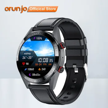 Умные часы Orunjo Z18 Man Всегда отображают время Вызова по Bluetooth, Местную музыку, Экран 454 * 454, Умные Часы с AMOLED-дисплеем