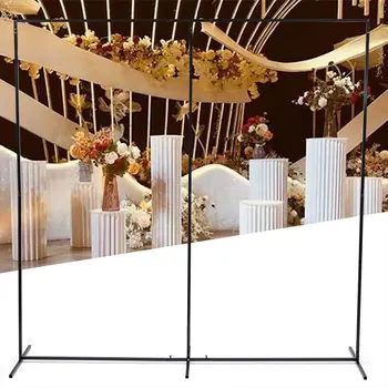 Большой портативный фон с цветами 2,3 × 2,3 м, Свадебная арка, подставка для воздушных шаров, мероприятия
