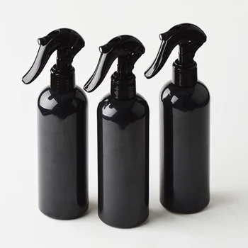 300 мл, пластиковая бутылка для воды черного цвета, распылитель для полива цветов, пластиковая бутылка-распылитель и пластиковая банка для полива