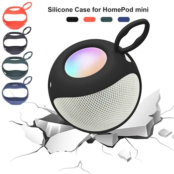 Гибкий силиконовый защитный чехол для мини-умной колонки Home-Pod, противоударная звуковая коробка, рамка, крышка, Корпус, аксессуары для динамиков