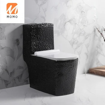 Цветной унитаз новый китайский унитаз Черный/серый керамический унитаз 1050 Биологический Унитаз Closestool Сиденье для Унитаза Кемпинг Туалет