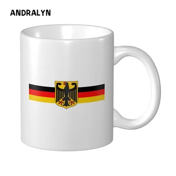 Креативная фотография своими руками Флаг Германии с Кружкой Орла, Керамическая Кружка, Кофейные Кружки, Чашка для молока, подарочная картинка с принтом
