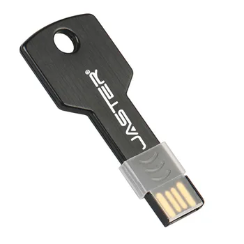 Металлические USB флэш-накопители Реальной Емкости с Бесплатным Пользовательским логотипом Key Pen Drive Реальной емкости Memory Stick 64 ГБ/32 Гб/16 ГБ/8 Гб/4 ГБ U-диск