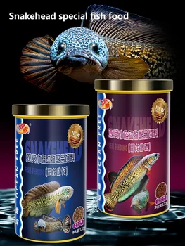 Корм для рыб Змееголов Специальный Корм Для Бронтозавров Thunderfish Channidae Food Способствует Росту Осветления 120 г