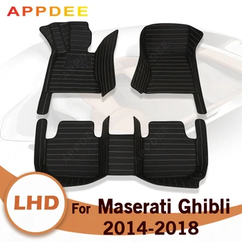 APPDEE автомобильные коврики для Maserati Ghibli 2014 2015 2016 2017 2018 Пользовательские автоматические накладки для ног автомобильный ковер для автомобиля