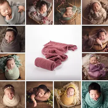 Дышащая обернутая сумка, одеяло, хлопок, растягивающийся, аксессуары для новорожденных, реквизит для фотосъемки новорожденных, подарки для душа ребенка