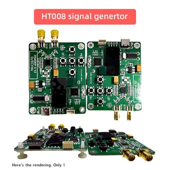 HT008 Источник сигнала MAX2870 STM32 Генератор сигналов 23,5-6000 МГц Точка Поддержки Источника сигнала/Режим Прочный Простой В использовании Зеленый