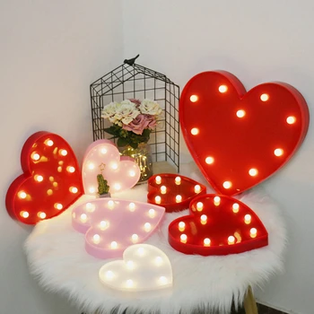 Любовь светодиодный ночник лампа в форме фитиля моделирование признание в браке принадлежности для творчества продуманный дизайн комнаты сердце девушки
