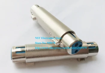NCHTEK XLR 3Pin Разъем для подключения микрофонного кабеля для микрофона Соединитель-адаптер /2шт