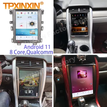 Qualcomm Android 11 Tesla Экран Мультимедийный Стерео Для Ford EDGE 2008 2009 2010 2011 2012 2013 2014 GPS Navi Плеер Головное устройство
