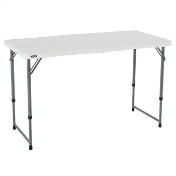 складной стол длиной 4 фута, Белый гранит - 4428 Сверхлегких Складных столов для Пеших прогулок, Скалолазания и пикника