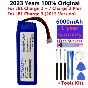 Оригинальный Новый Аккумулятор 6000 мАч GSP1029102R для JBL Charge 2 Plus, Charge 2 +, charge 3 Версии 2015 Бесплатные Инструменты