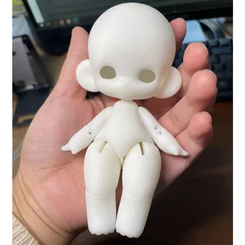 Fashon 12 см кукла с 3D печатью из смолы, игрушки для девочек 
