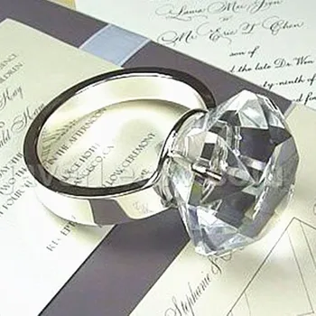 Бесплатная доставка 60 мм K9 Кристально чистое кольцо для салфеток с бриллиантами для украшения свадьбы и званого ужина