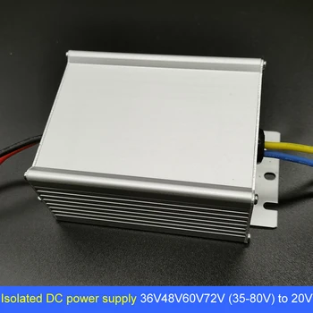 Изолированный понижающий преобразователь напряжения постоянного тока 36V48V60V72V75V80V (35-80 В) в адаптер понижающего регулятора напряжения 20V10A20A30A40A50A60