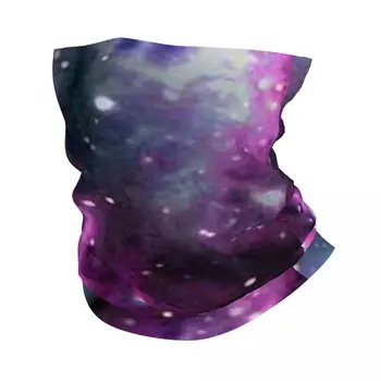 Фиолетовые Бесшовные Банданы для Спорта на открытом воздухе Nebula Сохраняют Тепло и Модную Уютную Коллекцию Бандан-Масок и Шарфов