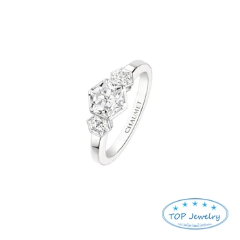 chaumet Paris Высококачественное кольцо с бриллиантом 925 пробы в виде пчелиных сот для женщин BEE MY LOVE Свадебный подарок