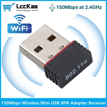 lccckaa 150 Мбит/с Мини USB Wifi Адаптер 802.11n Антенна USB Беспроводной приемник Ключ Сетевая карта Внешний Wi-Fi для настольного ноутбука