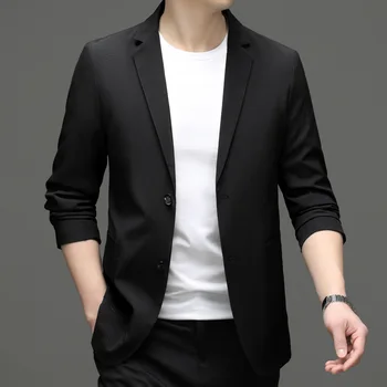 5081-2023 Мужской костюм, весенний новый деловой профессиональный мужской костюм, куртка, повседневная корейская версия костюма