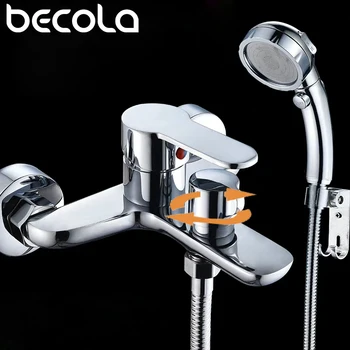 Becola Upgrade Смеситель для ванны, Смеситель для душа, Набор для душа, Смеситель для ванны, Набор для душа, Набор для душа