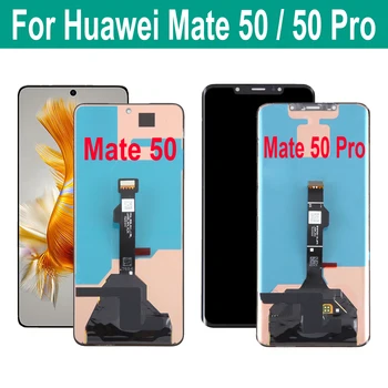 Оригинал Для Huawei Mate 50 Pro 50Pro CET-AL00 CET-LX9 DCO-AL00 DCO-LX9 ЖК-дисплей с Сенсорным экраном Дигитайзер В Сборе