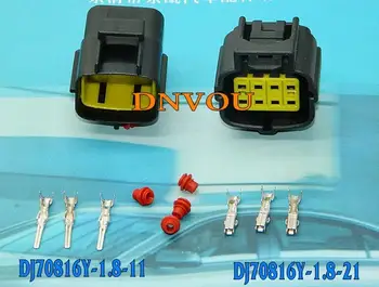 50 комплектов/комплект 8-контактный разъем DJ70816Y-1.8-11/21 Водонепроницаемый разъем для электрических проводов, разъем для датчика кислорода, автомобильный разъем