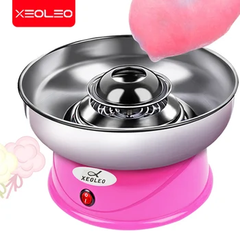 Мини-электрическая машина для производства сладкой ваты XEOLEO своими руками Для приготовления сладкой ваты, кухонные комбайны для детей