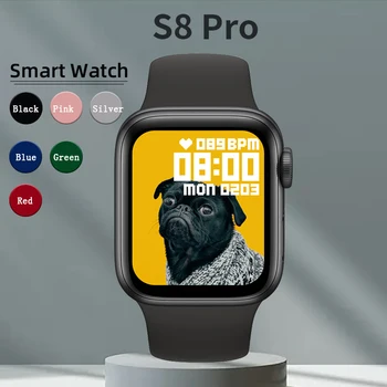 Смарт-Часы S8 Pro Answer Call Sport Фитнес-Трекер с Пользовательским Набором Smartwatch Для Мужчин И Женщин Подарок Для Apple Phone PK IWO I8 PRO MAX