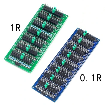 Прочный 8-декадный Программируемый модуль платы с резистором 1R-9999999R Допуск сопротивления модуля +/-1% Высококачественный материал печатной платы