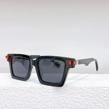 Новые солнцезащитные очки Maske Q2 из ацетатного волокна для мужчин, оригинальные персонализированные дизайнерские брендовые очки, женские роскошные солнцезащитные очки UV400 на открытом воздухе