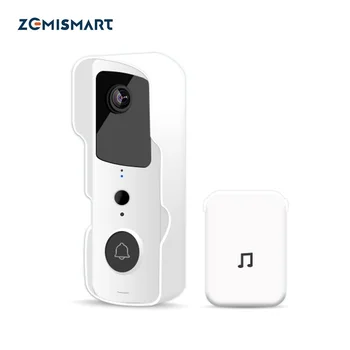 Zemismart Tuya WiFi умный водонепроницаемый видеодомофон 1080P PIR камера безопасности Монитор реального времени Smart Life App Control