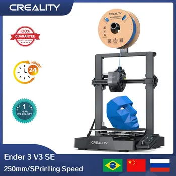 CREALITY Ender-3 V3 SE 3D принтер Sprite Прямой Экструзии 250 мм/сек. Более Высокая скорость печати Автоматическое Выравнивание Двойной дисплей IU по оси Z