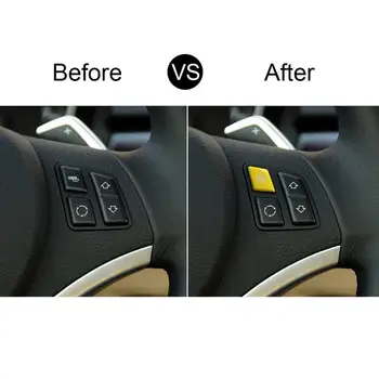 Желтая кнопка переключения режима Рулевого колеса M Подходит для BMW 3 серии M3 2007-2013