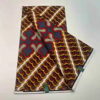 Новейшая высококачественная гарантированная подлинная оригинальная ткань из 100% хлопка с африканским восковым принтом Ankara Pagne Wax для вечерних платьев в африканском стиле