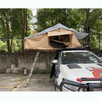 Уличная автомобильная палатка для кемпинга с автономным управлением, водонепроницаемая и ветрозащитная палатка на крыше с люком