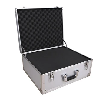 Портативный Алюминиевый ящик для инструментов, Защитный Противоударный Футляр для инструментов, Ударопрочный Чемодан для хранения с пеной