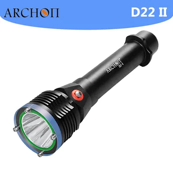 НОВЫЙ ARCHON D22-II D22 II U2 светодиодный фонарик для подводного погружения мощностью 1200 люмен на 100 м от батареи 26650