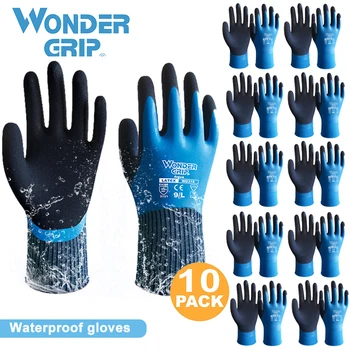 10 пар защитных рабочих перчаток, эмульсионные рабочие перчатки, автомобильные сборочные перчатки, анти-шпоры, водонепроницаемые нескользящие перчатки
