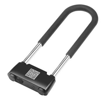 U-Sharp Велосипедный замок с отпечатком пальца, противоугонный, без ключа, с приложением, Велосипедный замок с USB-зарядкой, водонепроницаемый IP65, разблокировка в режиме длительного ожидания
