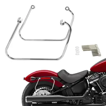 Комплект Опорных Кронштейнов Для Седельной сумки Harley Softail Slim FLSL 2018-2021 Street Bob FXBB 2018-2020 FXBBS 2021-2023 FXST 2020-2023