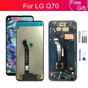 Для LG Q70 ЖК-дисплей Q620 Дисплей Сенсорный экран Дигитайзер В Сборе С Рамкой LMQ620WA LM-Q620WA Запасные Части для ремонта Дисплея 6,4