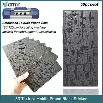 Vormir 50 шт. 3D Наклейки с Тиснением для iPhone 14 13 12 Скины для Мобильного Телефона Защитная Пленка для Заднего Стекла для Плоттерной Резки