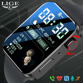 Умные Часы Для Мужчин и Женщин IP68 водонепроницаемые Смарт-часы Bluetooth Call 123 спортивных Режима часы С Беспроводной Зарядкой 1,83 Дюймов HD Экран