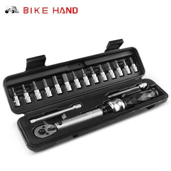 Новый Профессиональный Динамометрический ключ для велосипеда YC-617WD-2, Шестигранный Ключ, Крестообразные Ключи, Набор инструментов для ремонта велосипедов EIEIO