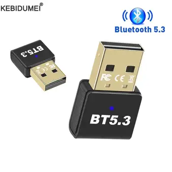 USB Bluetooth 5,3 5,0 Адаптер Ключа Для ПК Динамик Беспроводная Мышь Наушники Клавиатура Музыкальный Аудиоприемник Передатчик