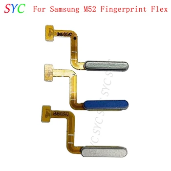Оригинальная кнопка датчика отпечатков пальцев Гибкий кабель для Samsung M52 5G M526 Запчасти для сенсорного сканера