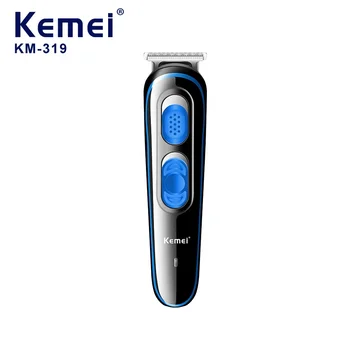 Машинка для стрижки волос Kemei Km-319 USB, перезаряжаемая Электрическая машинка для стрижки волос, Мужской Триммер для бороды, Профессиональная машинка для стрижки волос парикмахера