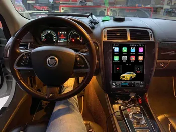 128 ГБ Android 11 Tesla IPS Экран Авторадио Для Jaguar XK XKR 2007-2011 Мультимедийный DVD-плеер Навигация Стерео GPS Блок