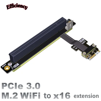 ADT R53SF Riser M.2 NGFF WiFi Ключ A.E Для PCIe 3.0 4.0 X16 Удлинитель Адаптер-Удлинитель PCI Express PCI-E 16x5 см-100 см